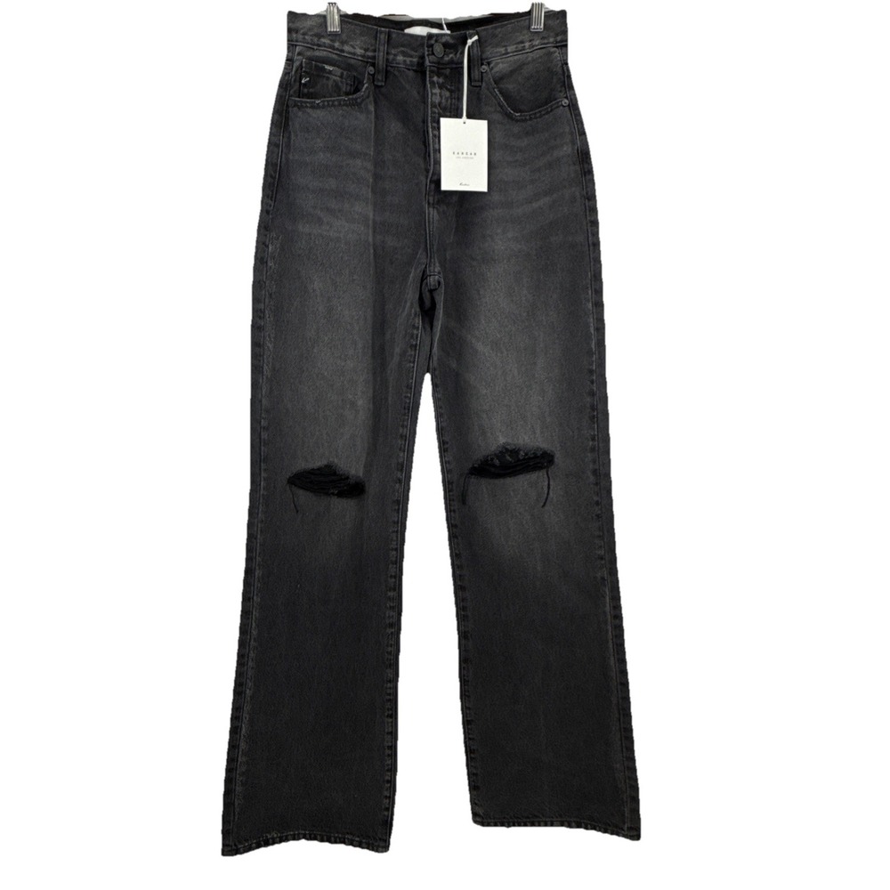 NWT KANCAN 90's Flare, High Rise, Tall Dark Grey Denim Jeans Size-7/27"